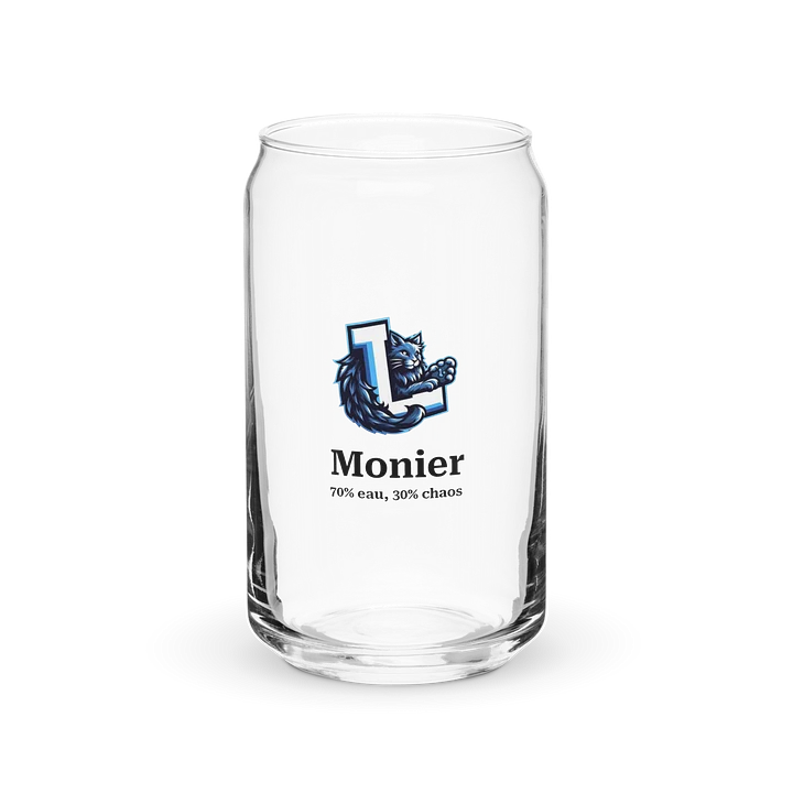 Verre forme "Canette" : Monier, 70% eau, 30% chaos product image (1)
