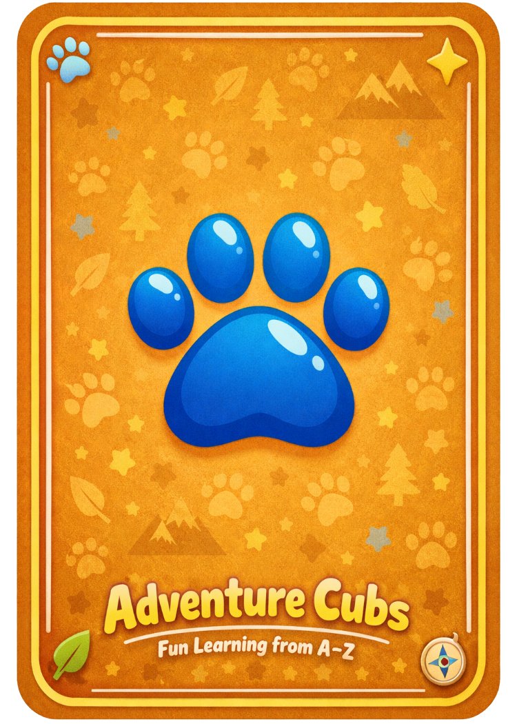 Adventure Cubs A–Z Animal Flash Cards | Fun & Educational Learning Set for Kids Ages 3–8 | Printable Homeschool Resource product image (11)