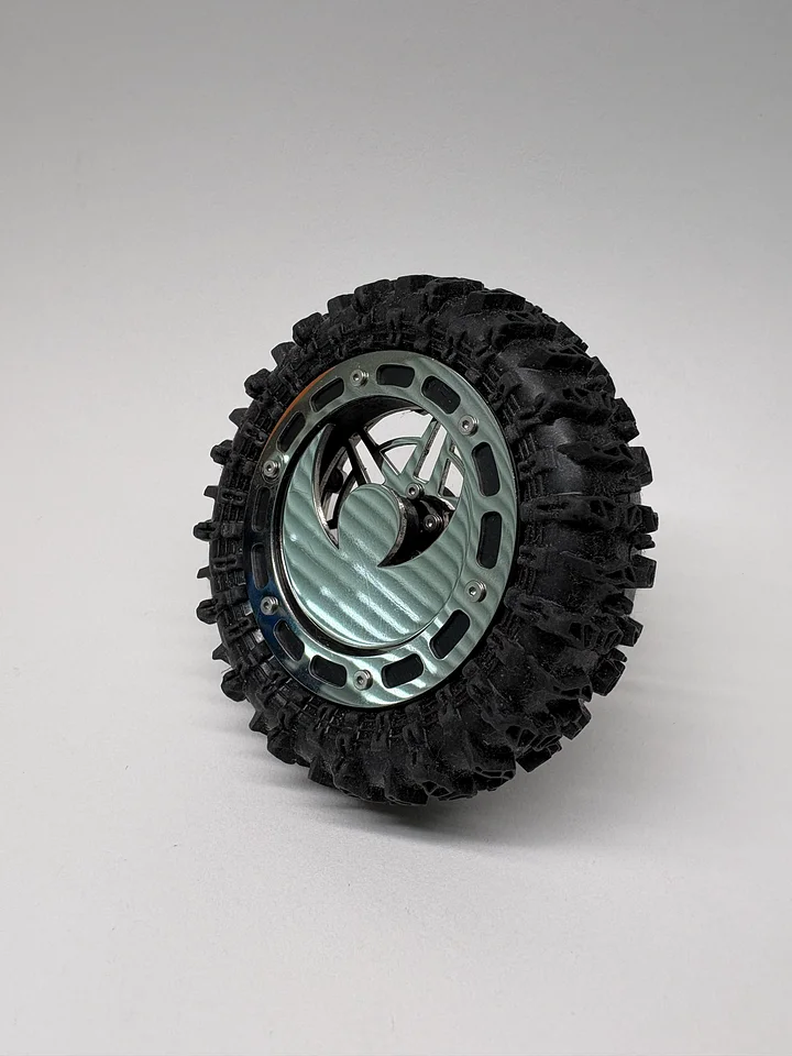 1.8" v2 Floater Wheels - "Supernova" wheel face with "Peep" floater product image (1)