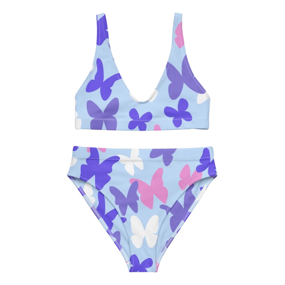 Fluttering Beauty High-Waisted Bikini Set product image (1)