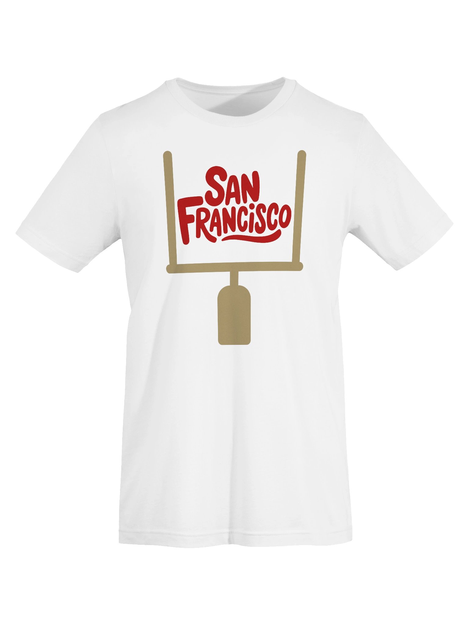 San Francisco Red Script Tee — Bella+Canvas product image (5)