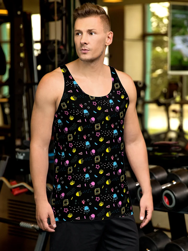 Shifty Seas black pattern tank top product image (1)