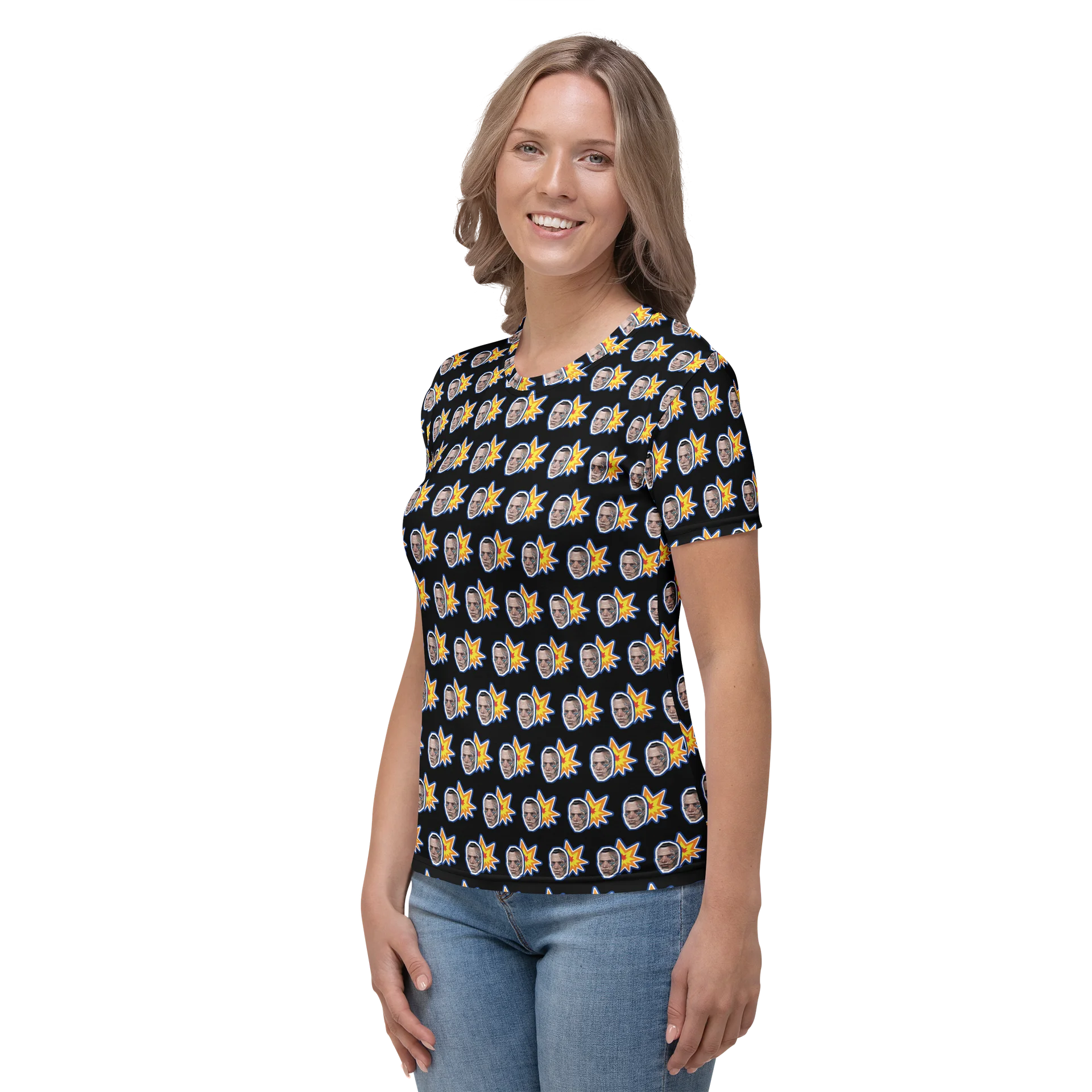 I Love WaltonWare Shirt (Black) (Women) product image (2)