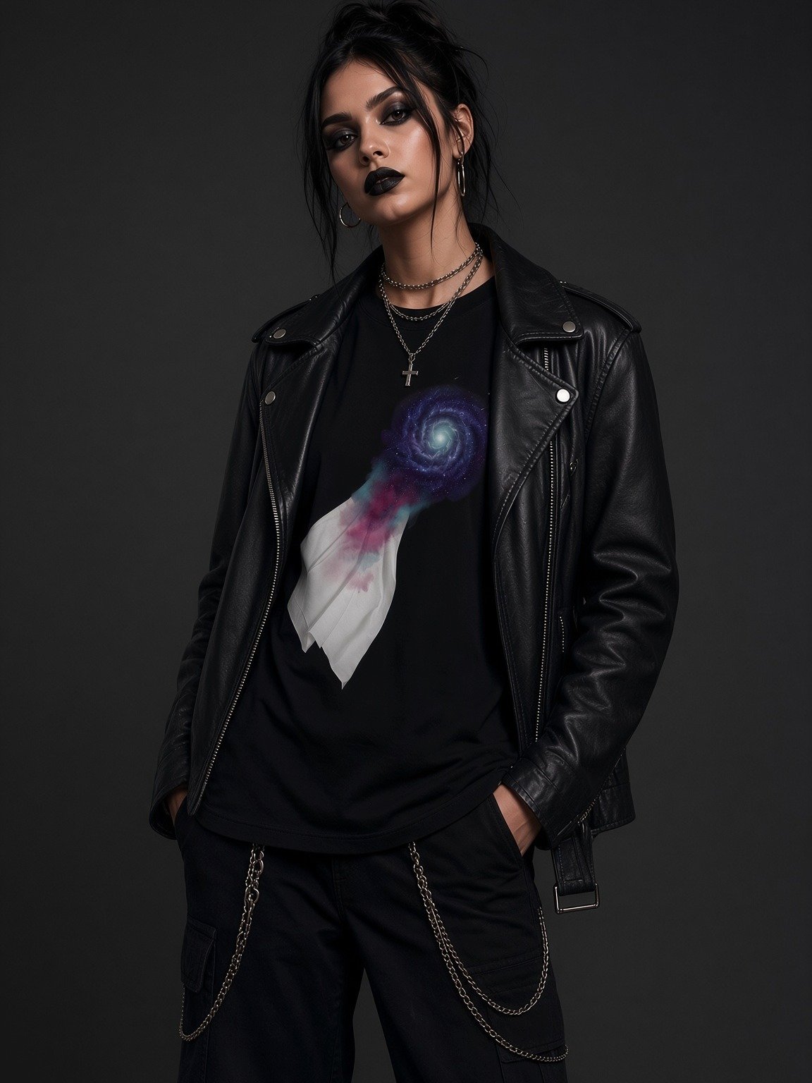 Midnight Veil Nebula Veil T-Shirt product image (2)