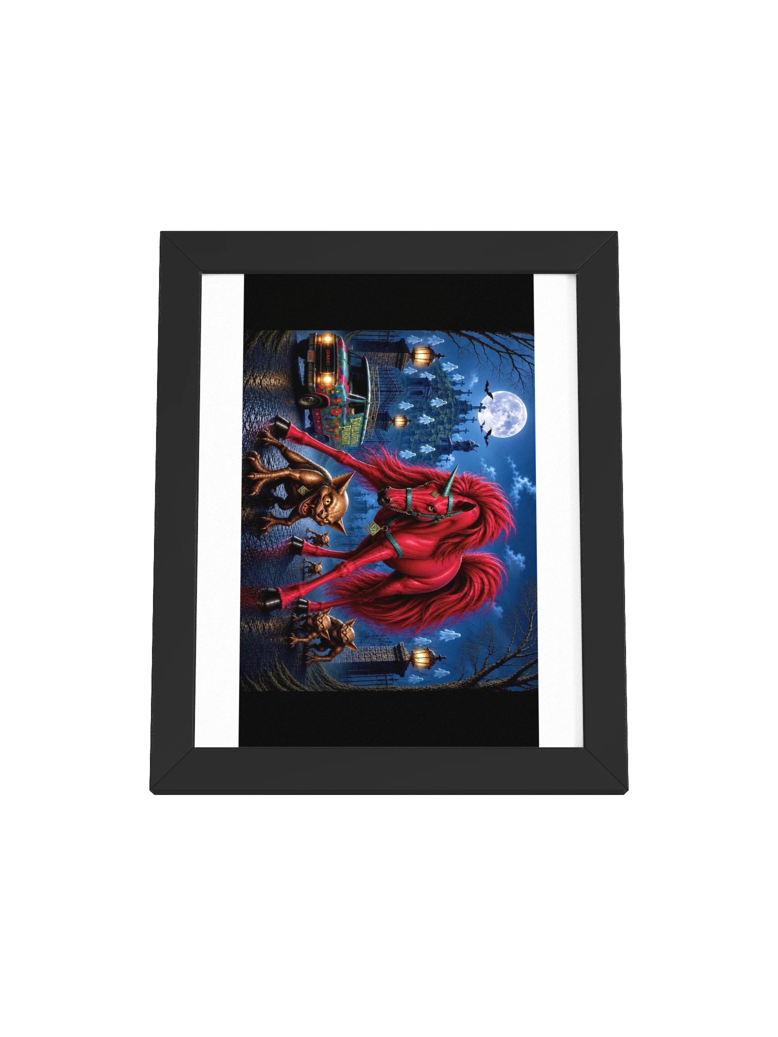 Scoobi' Deire' — Midnight Graveyard Framed Poster product image (1)