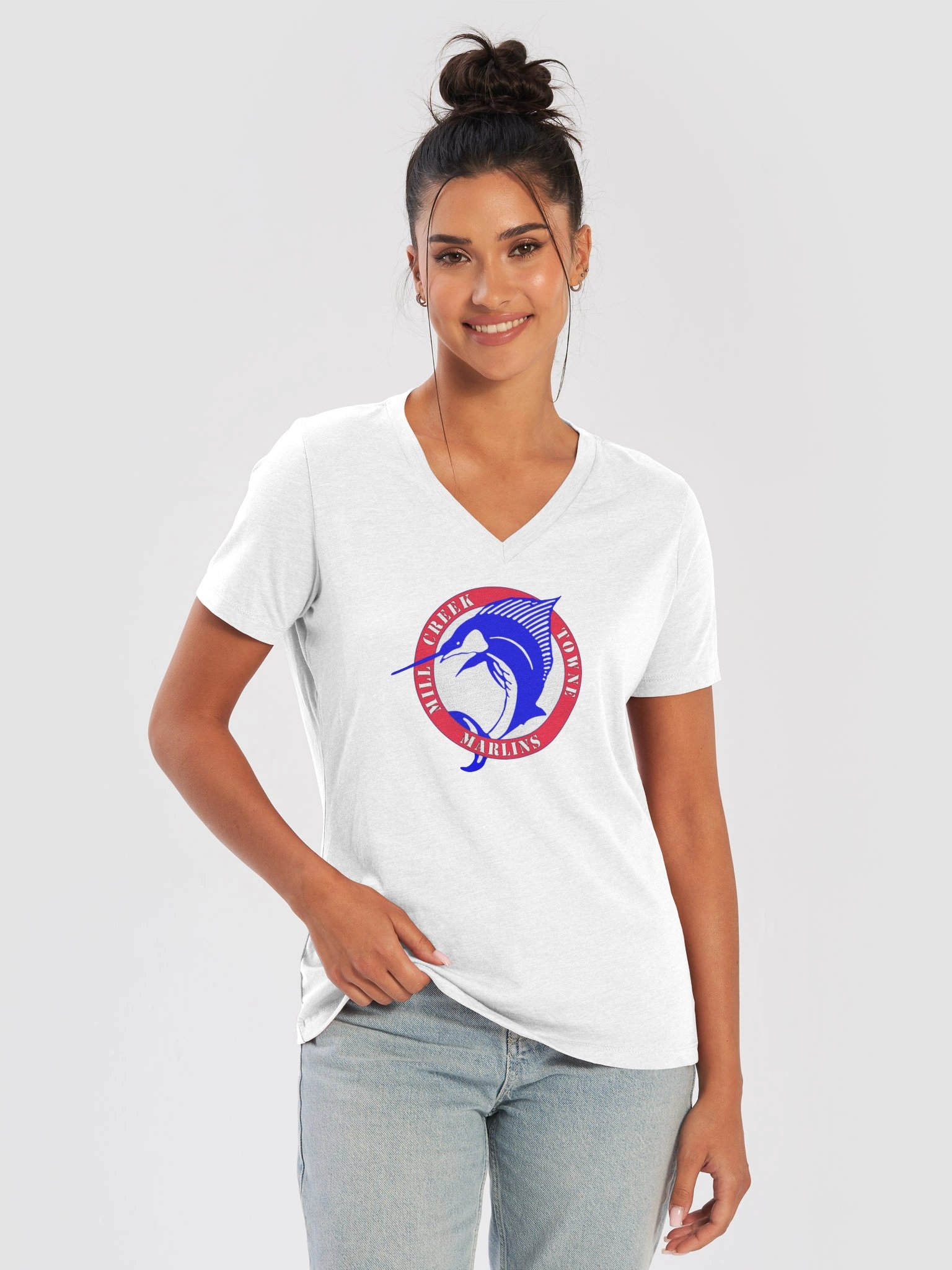 Marlins Logo V-Neck product image (12)