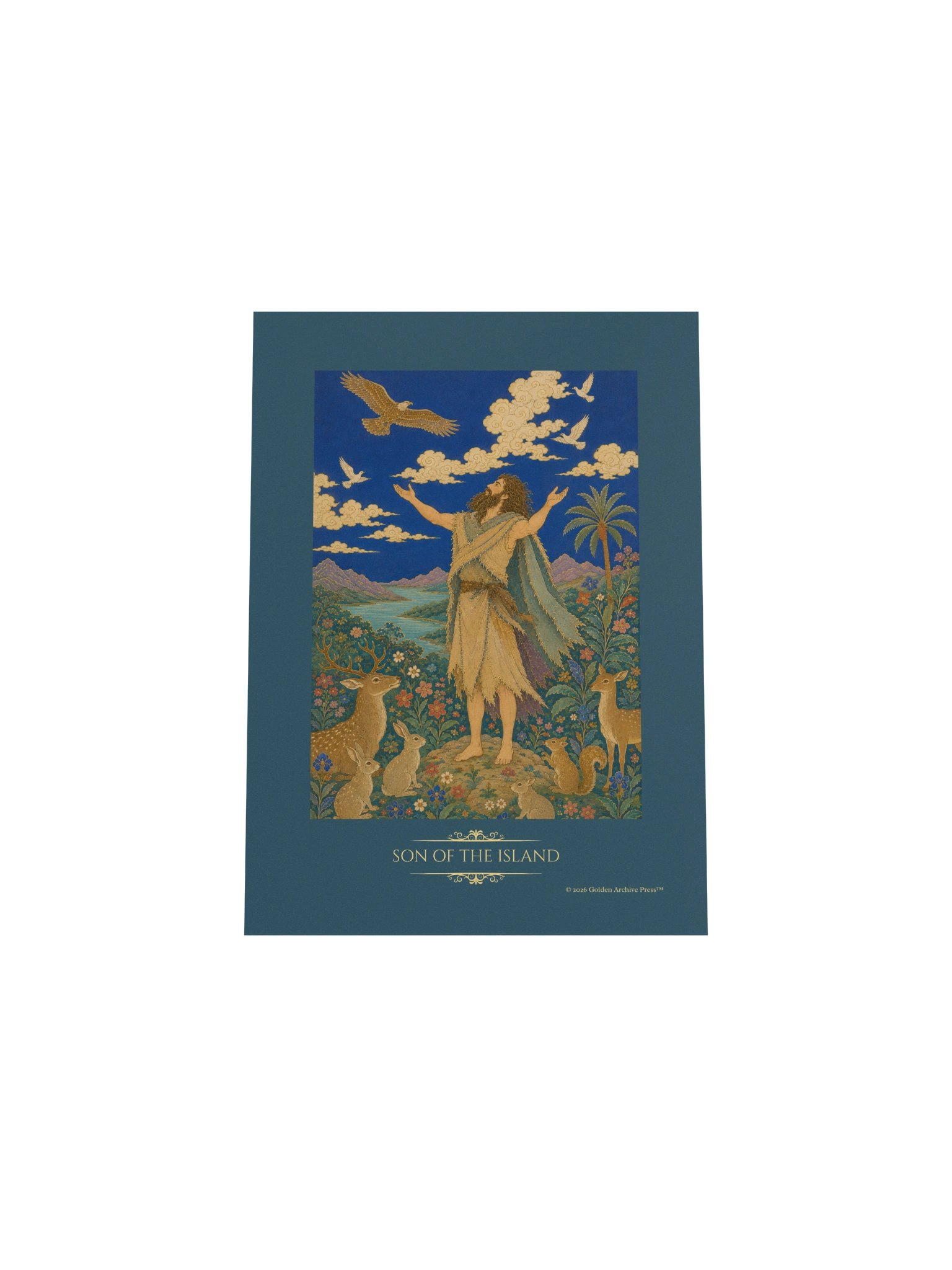 Son of the Island — Miniature Art Print (Man and Nature) product image (30)