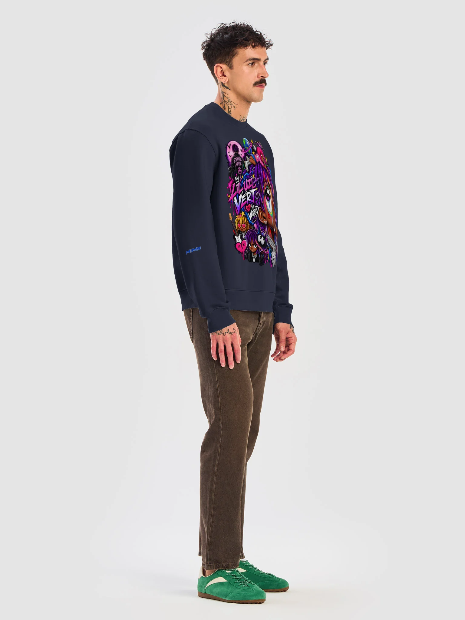 Eternal Atake Neon Graffiti Sweatshirt product image (13)