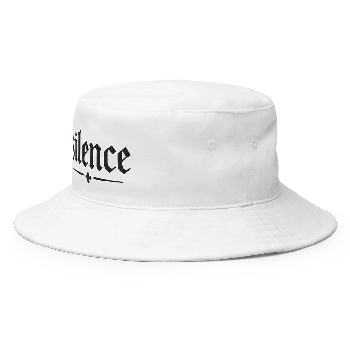 White Bucket Hat Embroidered product image (2)