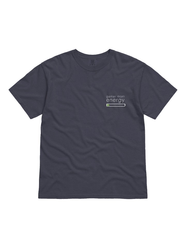 Gamer Mom Energy Tee (Embroidered) product image (1)