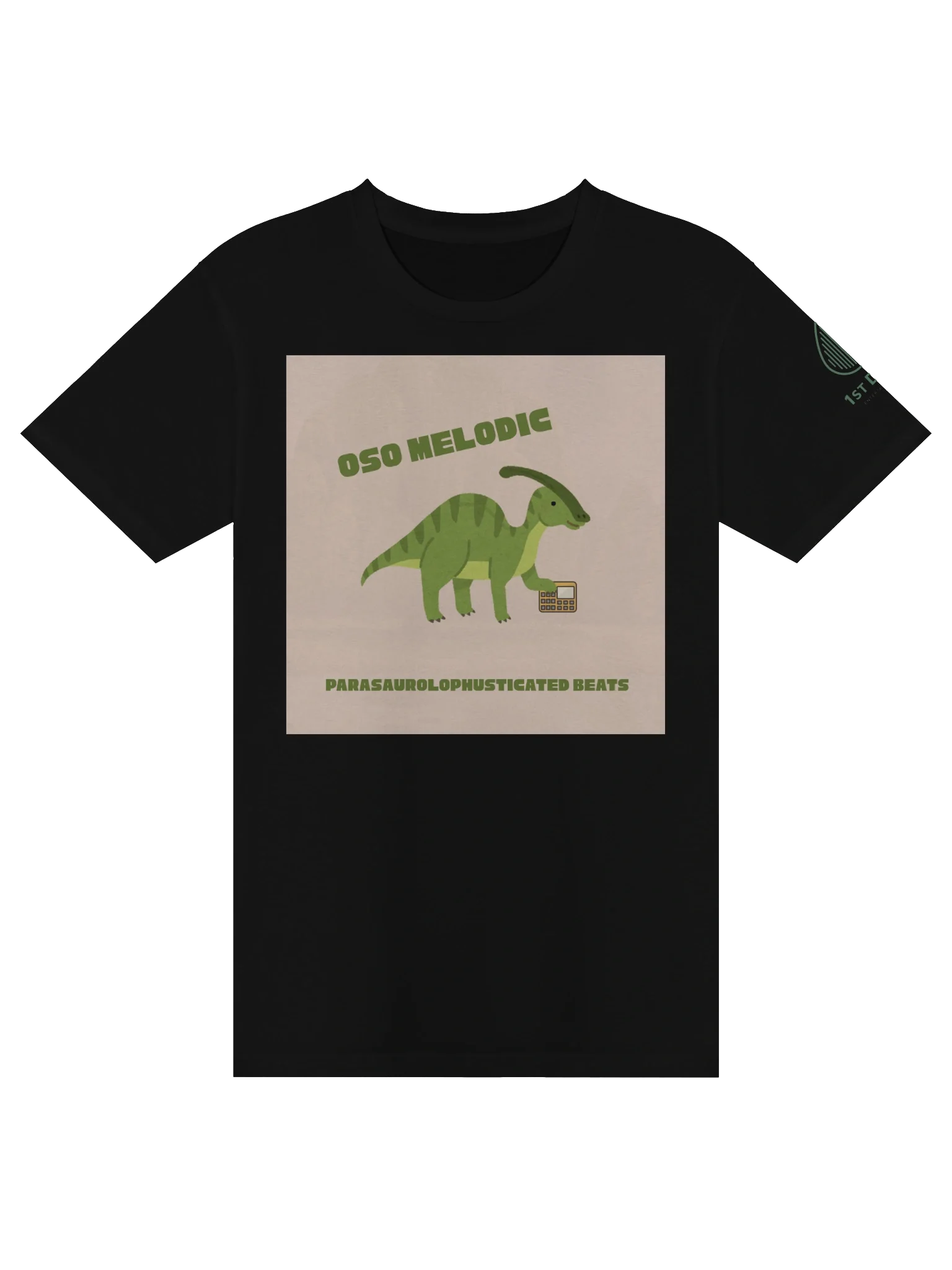 Oso Melodic Parasauroophusticated Beats Cover T-shrt — view 2