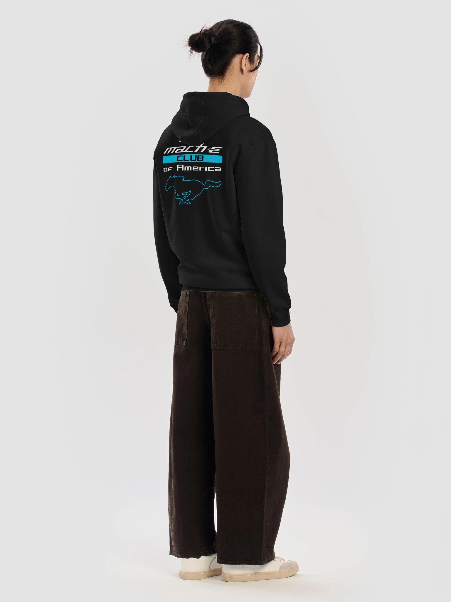 Mustang Mach-E Club of America Zip-Up Hoodie (Black) product image (8)