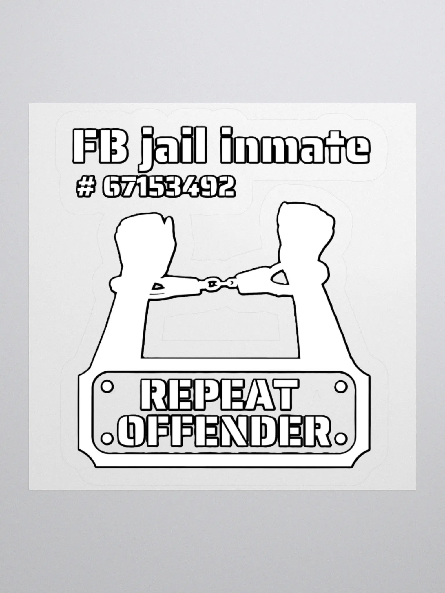 FB JAIL INMATE REPEAT OFFENDER product image (1)