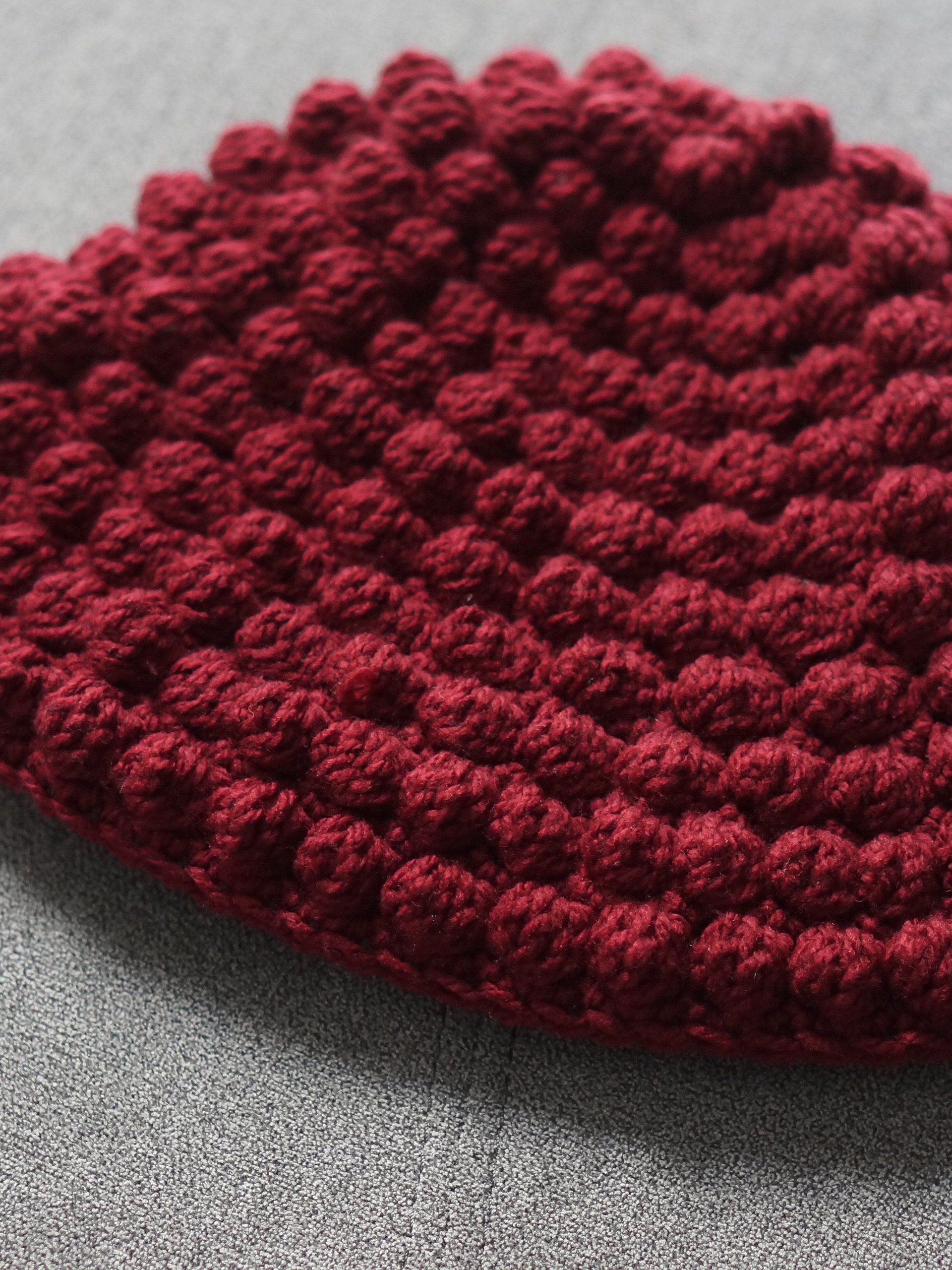 Bubbly bucket hat crochet pattern product image (2)