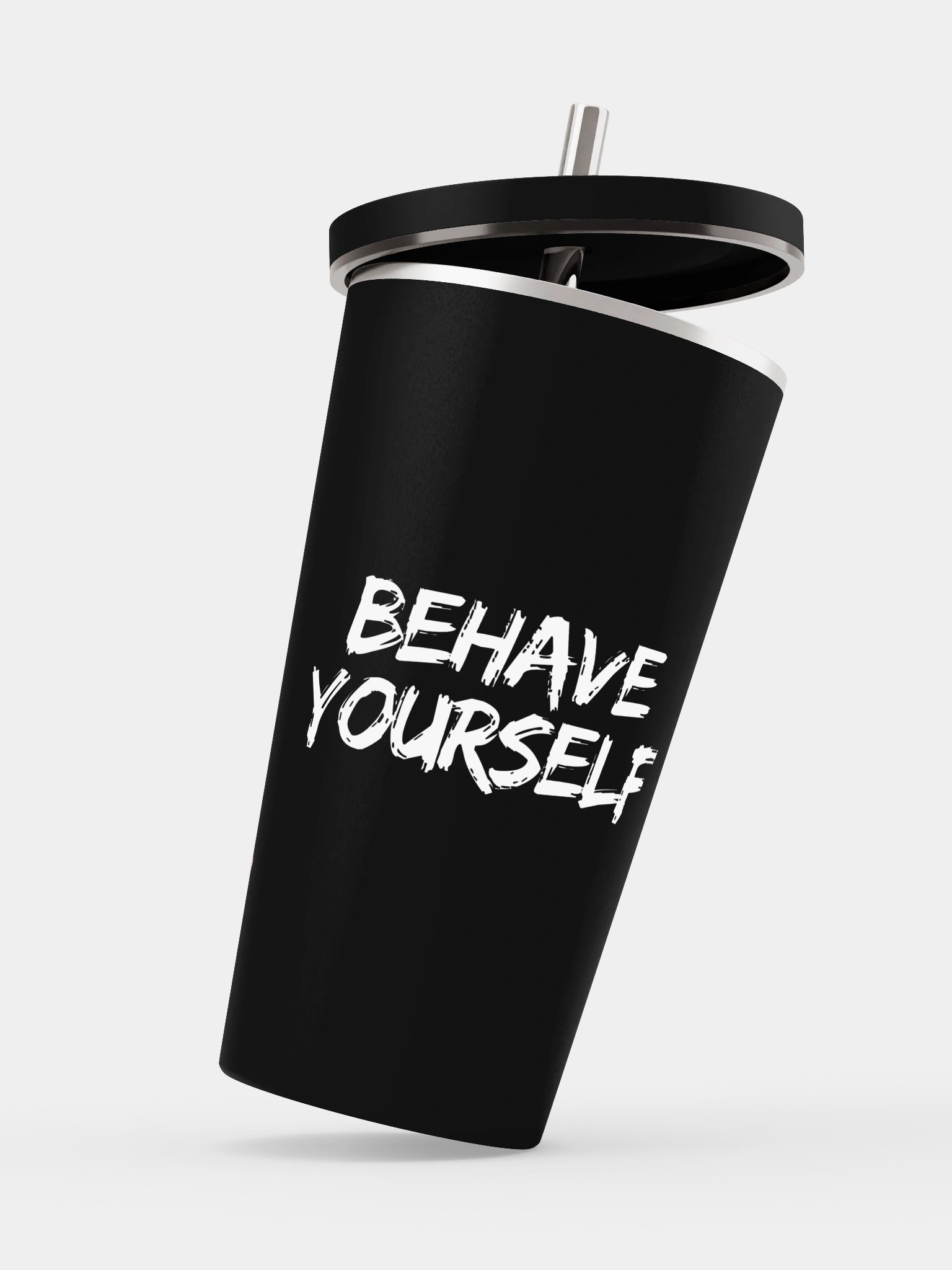 Behave Yourself Cup With Straw product image (4)