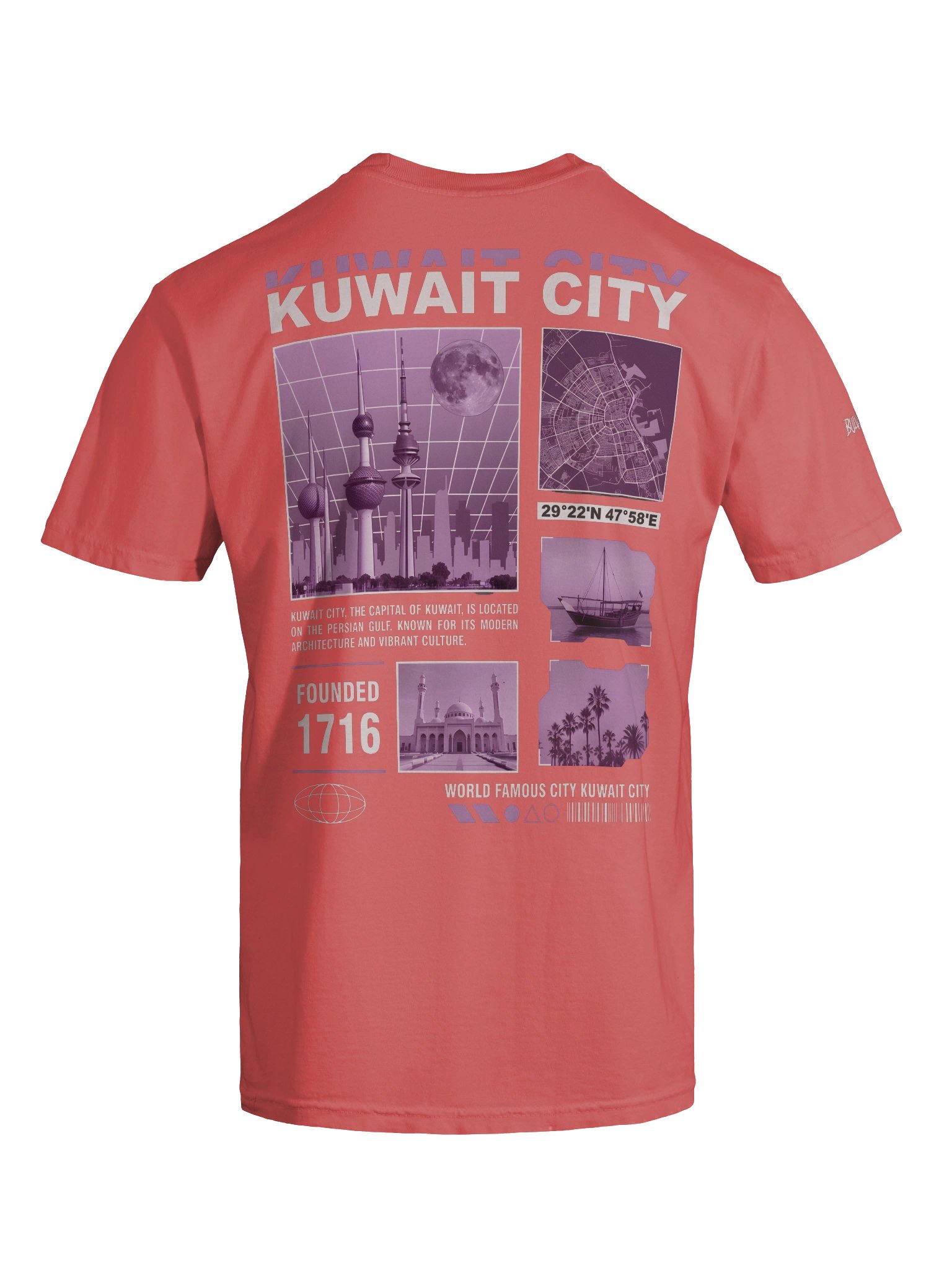 kuwait city - UnisexTee - Bulvant - BIri-Kk-Fao
