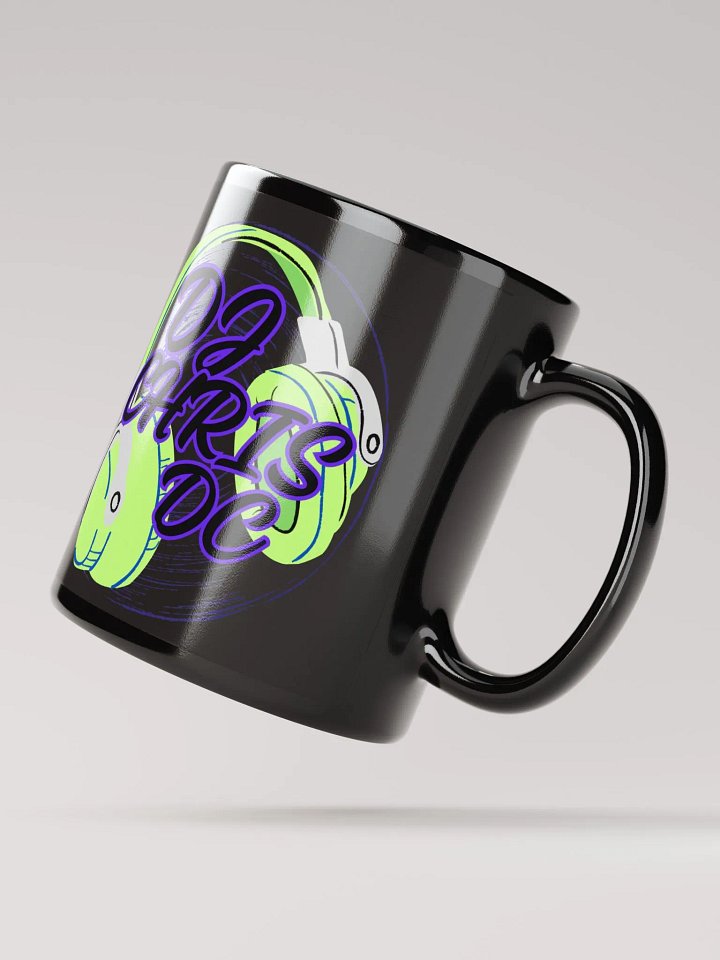 Black Mug With Lime Green Graphic product image (2)