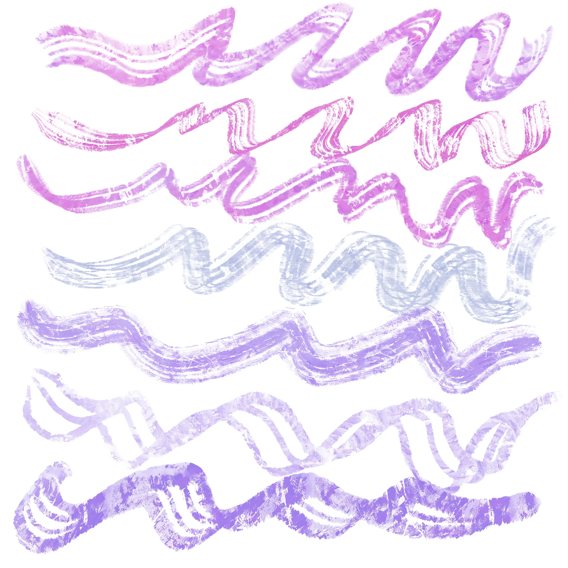 Kawakawa Bliss [+EXTRAS!] - Self blending Gouache Brushes for Procreate product image (2)