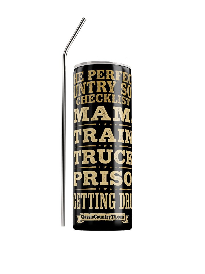 The Perfect Country Song Checklist — 20oz Tumbler product image (1)