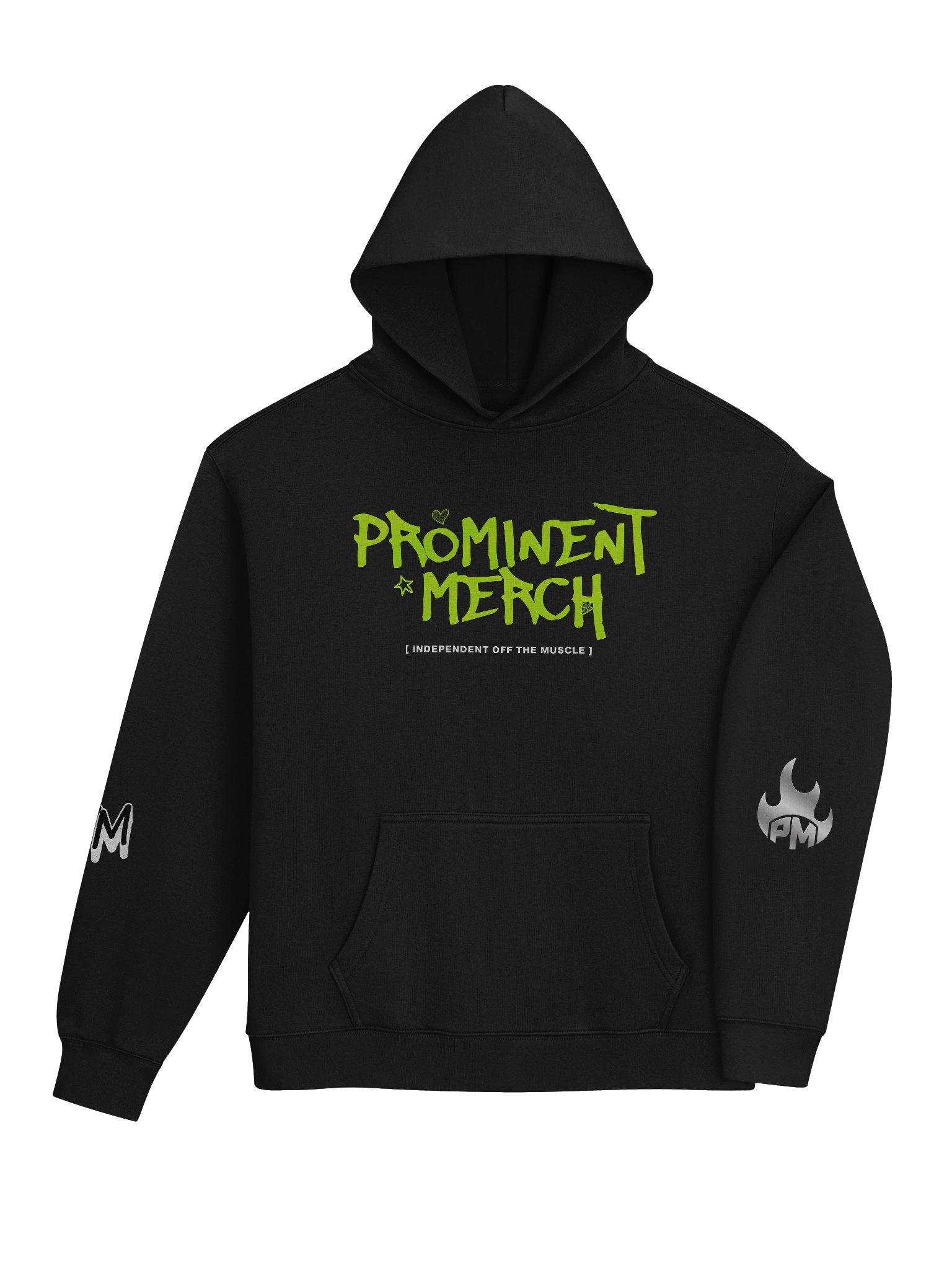 Neon Green Prominent Merch Manifest Hoodies product image (22)