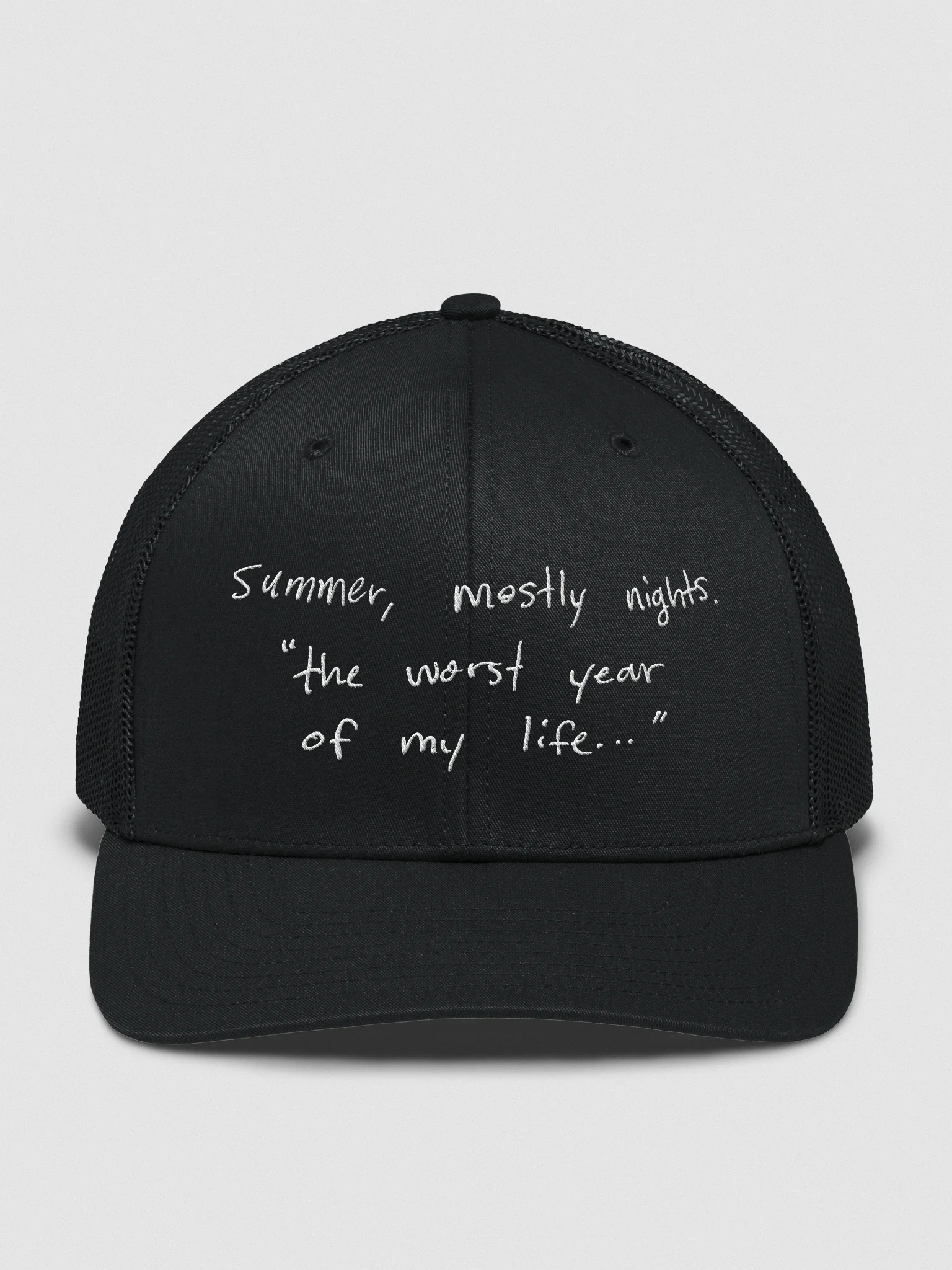 "SUMMER, MOSTLY NIGHTS..." HAT product image (1)