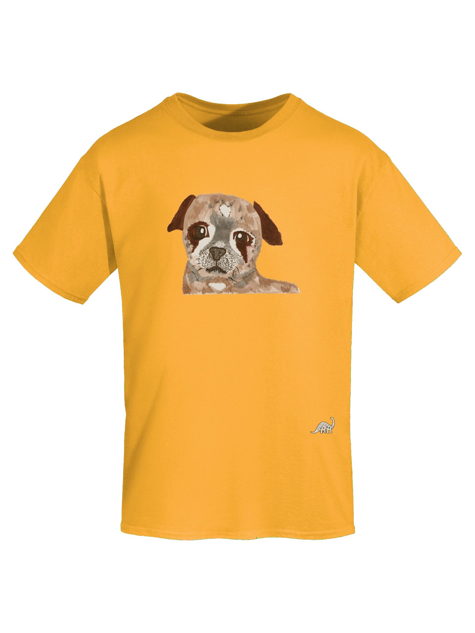 Pug Watercolour Heavyweight T-Shirt product image (5)