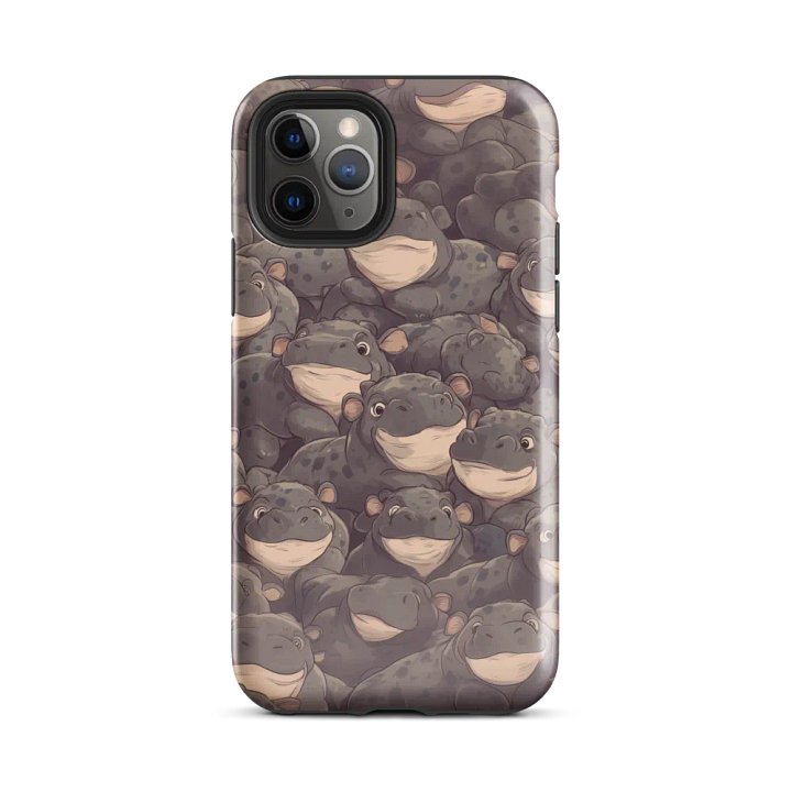 Playful Hippo iPhone Case product image (49)