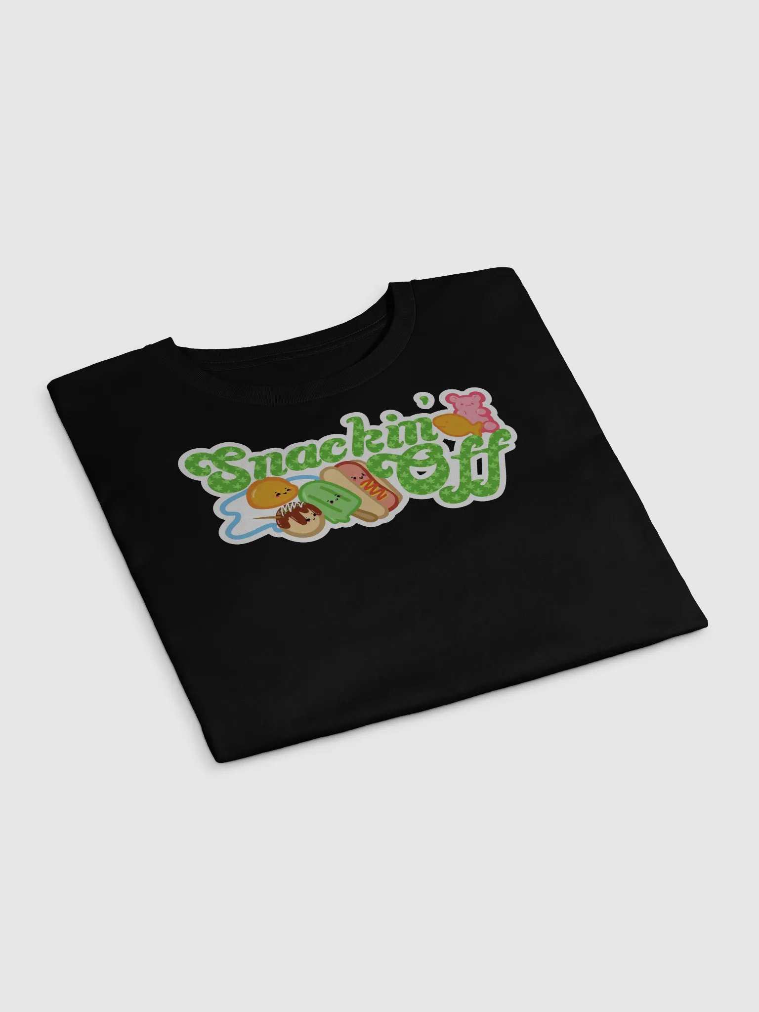Snackin' Off Crop Top (Leaf Font) product image (3)