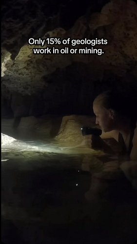 Insta handles: @victor_paleo @geogirlgram 

A geology major opens so many doors you’d never think of, and geoscience is so mu...