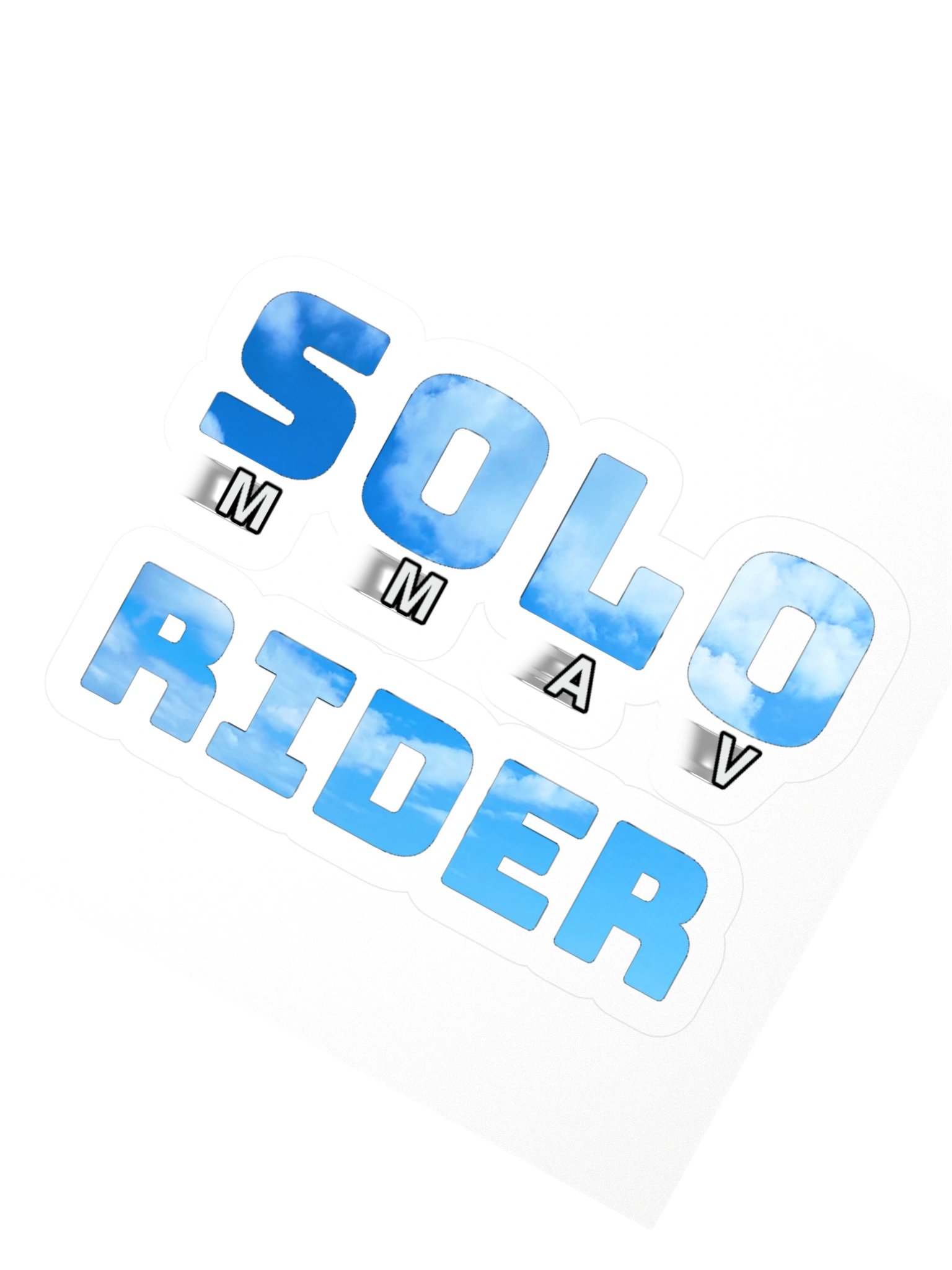 MMAV Sticker Kiss Cut: Solo Rider product image (4)