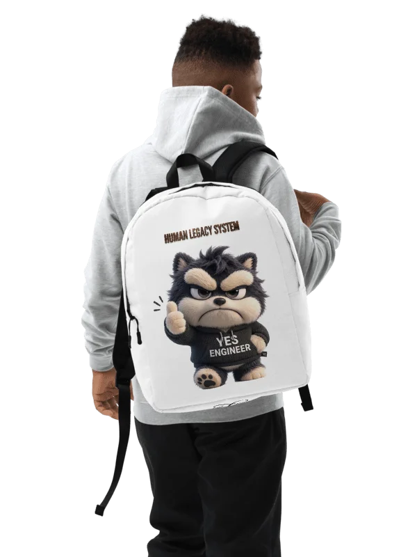 HUMAN LEGACY SYSTEM | AI Infrastructure Meme Backpack for Developers Gift Idea Tech Apparel product image (8)
