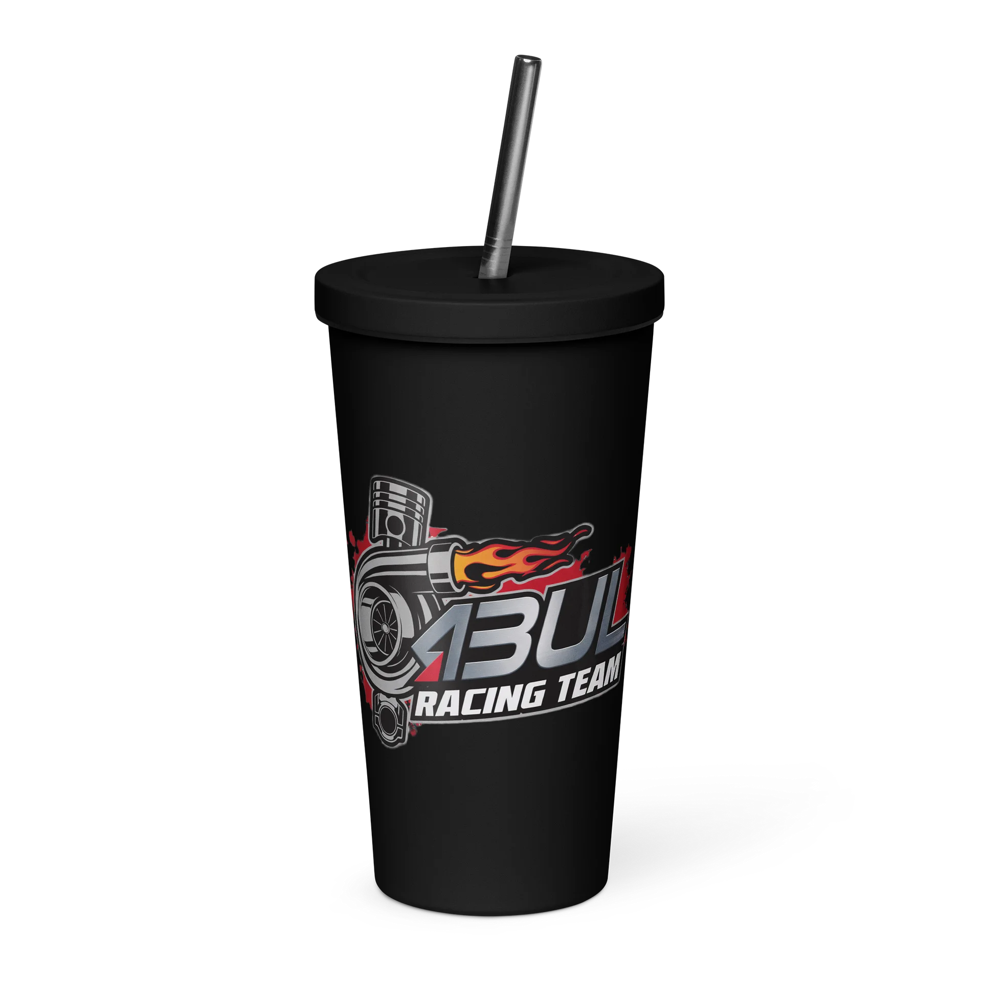 Insulated Tumbler with a Straw spon - Bul Racing Team - 2nXIp9hOMak