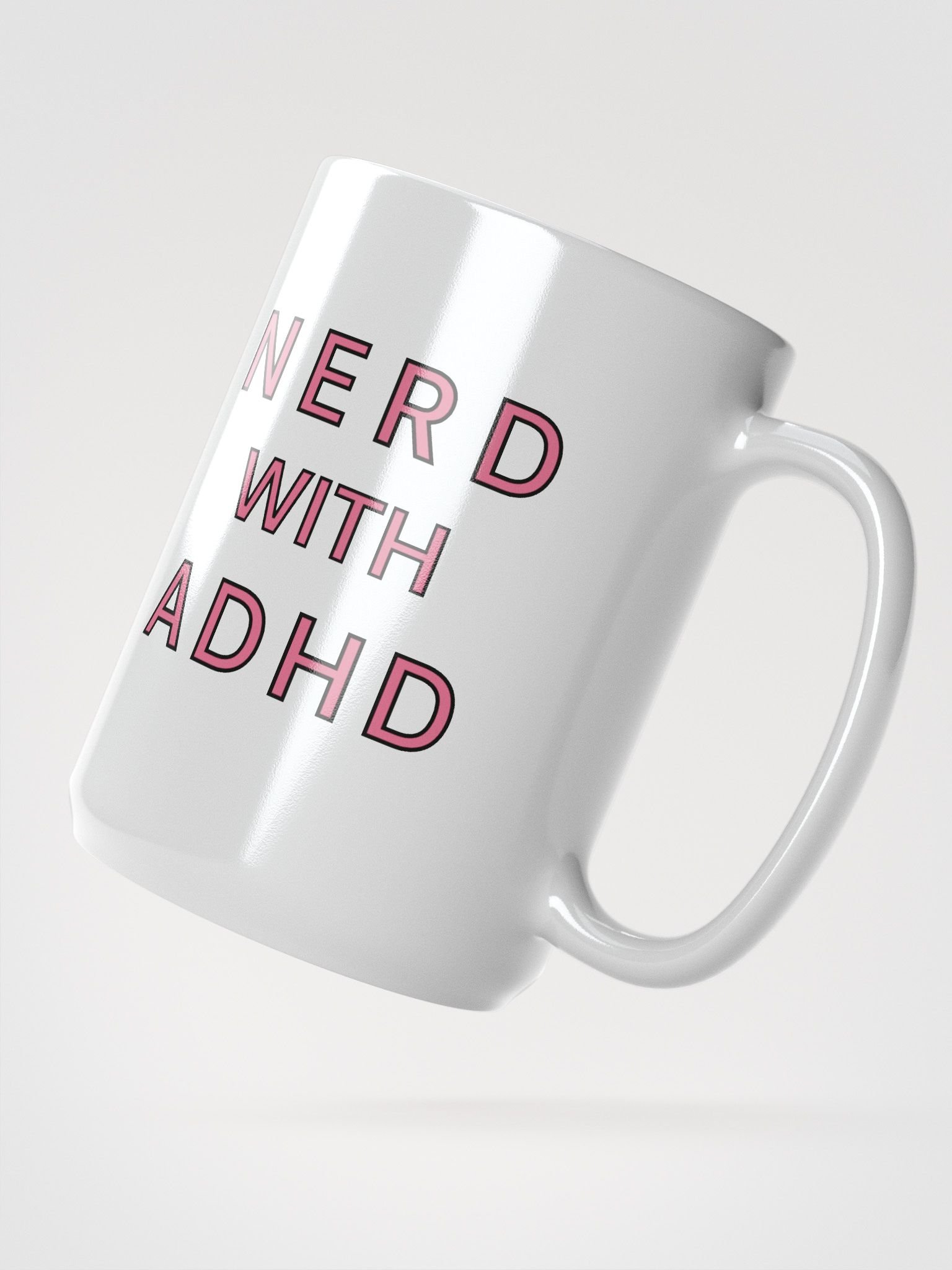 Nerd White Gloss Mug product image (2)