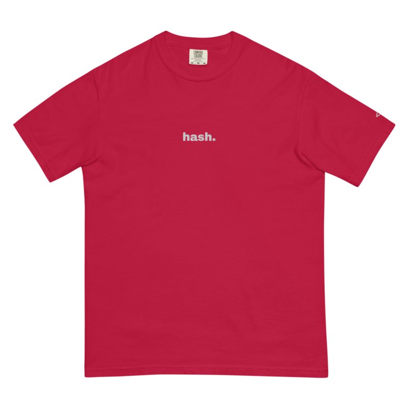 Valentine's Day '25 "hash" Tee - Red product image (1)