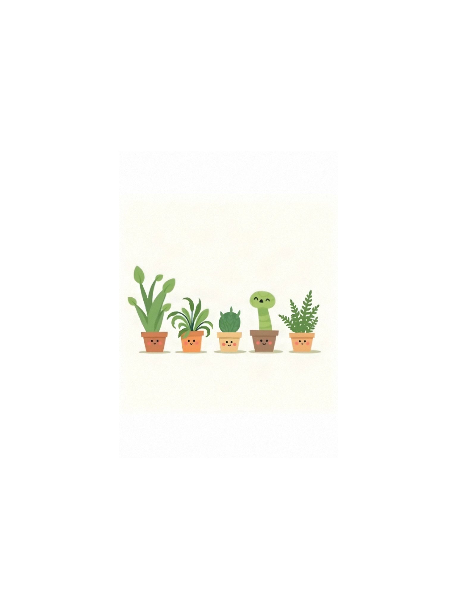 Houseplant Lineup — Print product image (1)