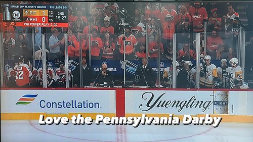 Shoresy hockey at its finest. @utahmammoth, take notes! Let’s get ‘em boys. Set the tone.