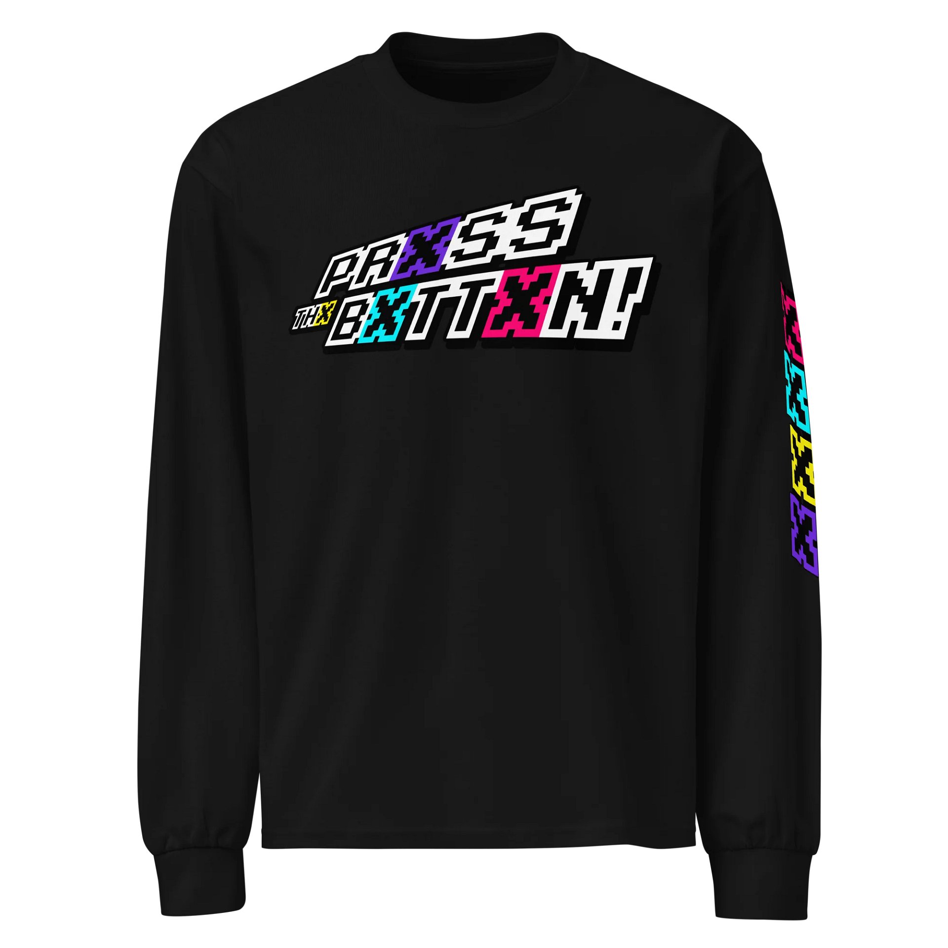 Prxss Thx Bxttxn! Premium Long-Sleeve product image (1)