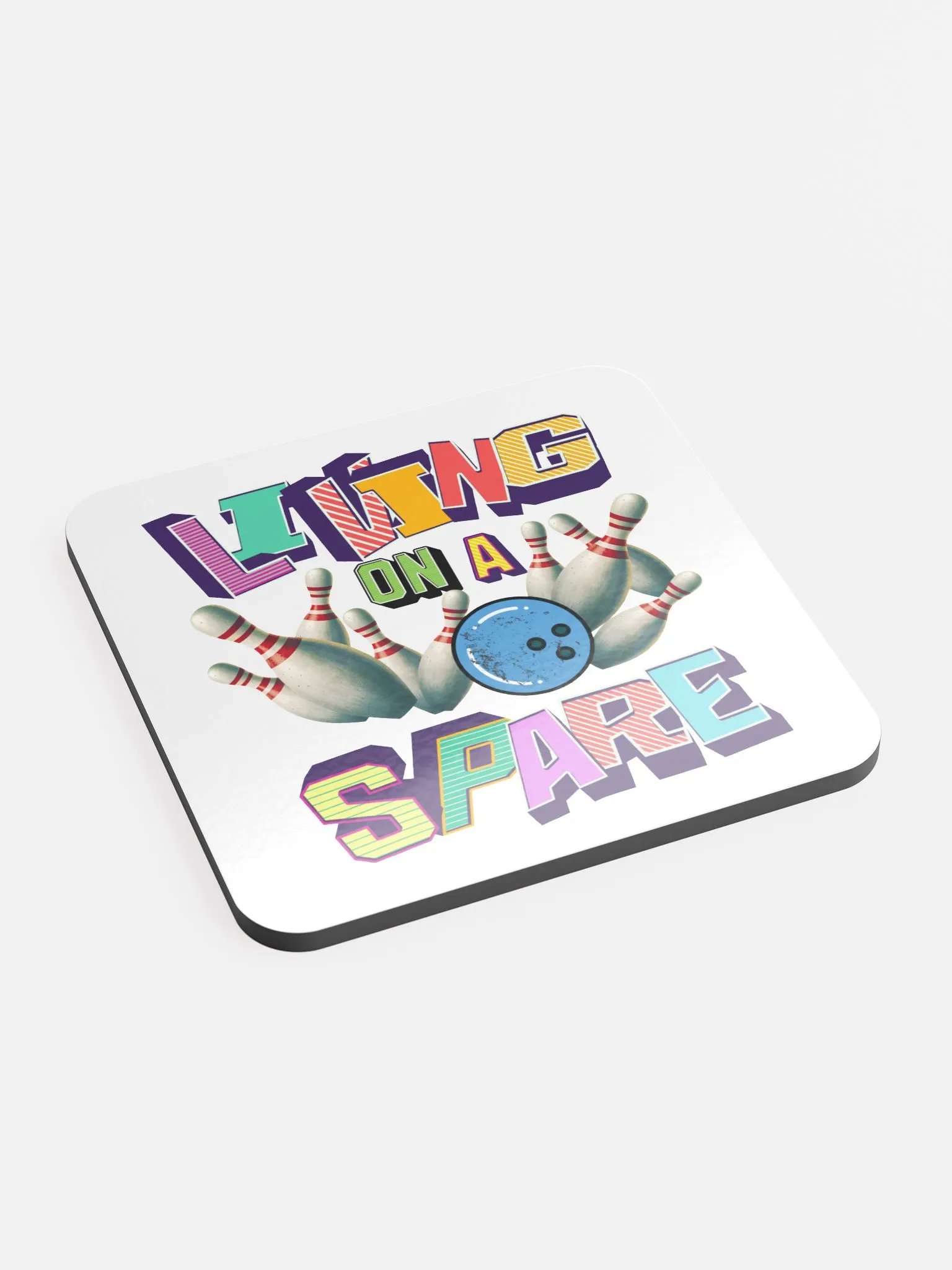 Living On A Spare Strikes Coaster Set product image (3)