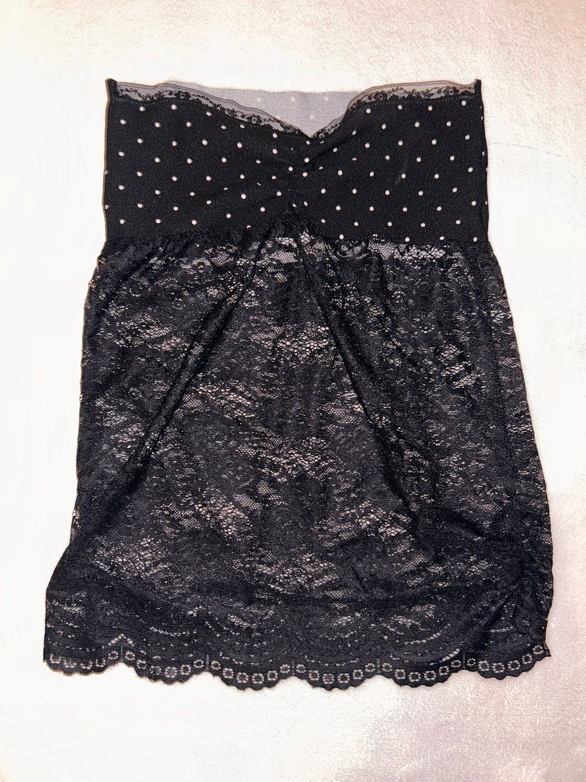 black polka dot tube top product image (1)