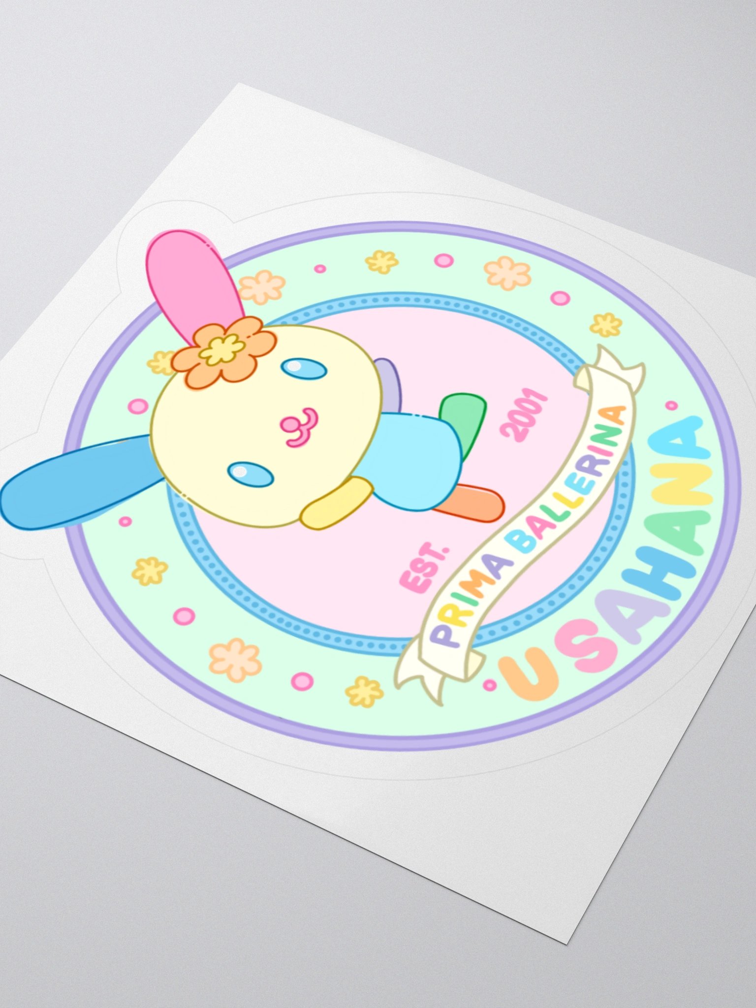 Rainbow Bunny Sticker product image (9)