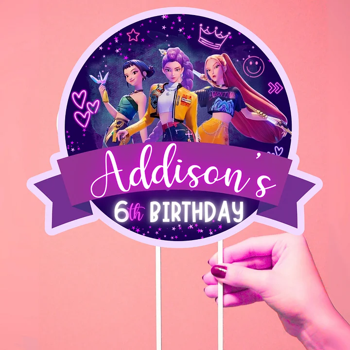 K-Pop Demon Hunters Cake Topper product image (2)