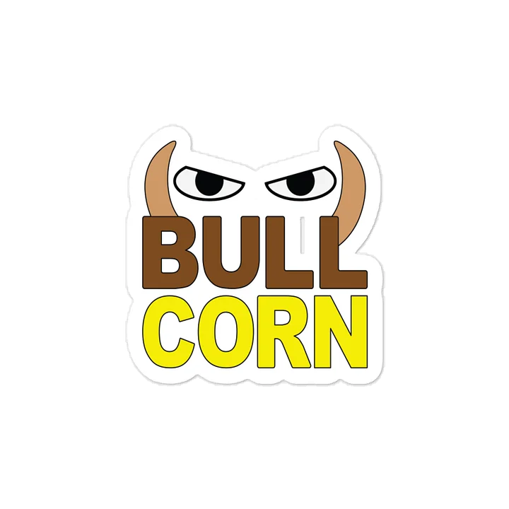 Bull Corn Sticker product image (1)