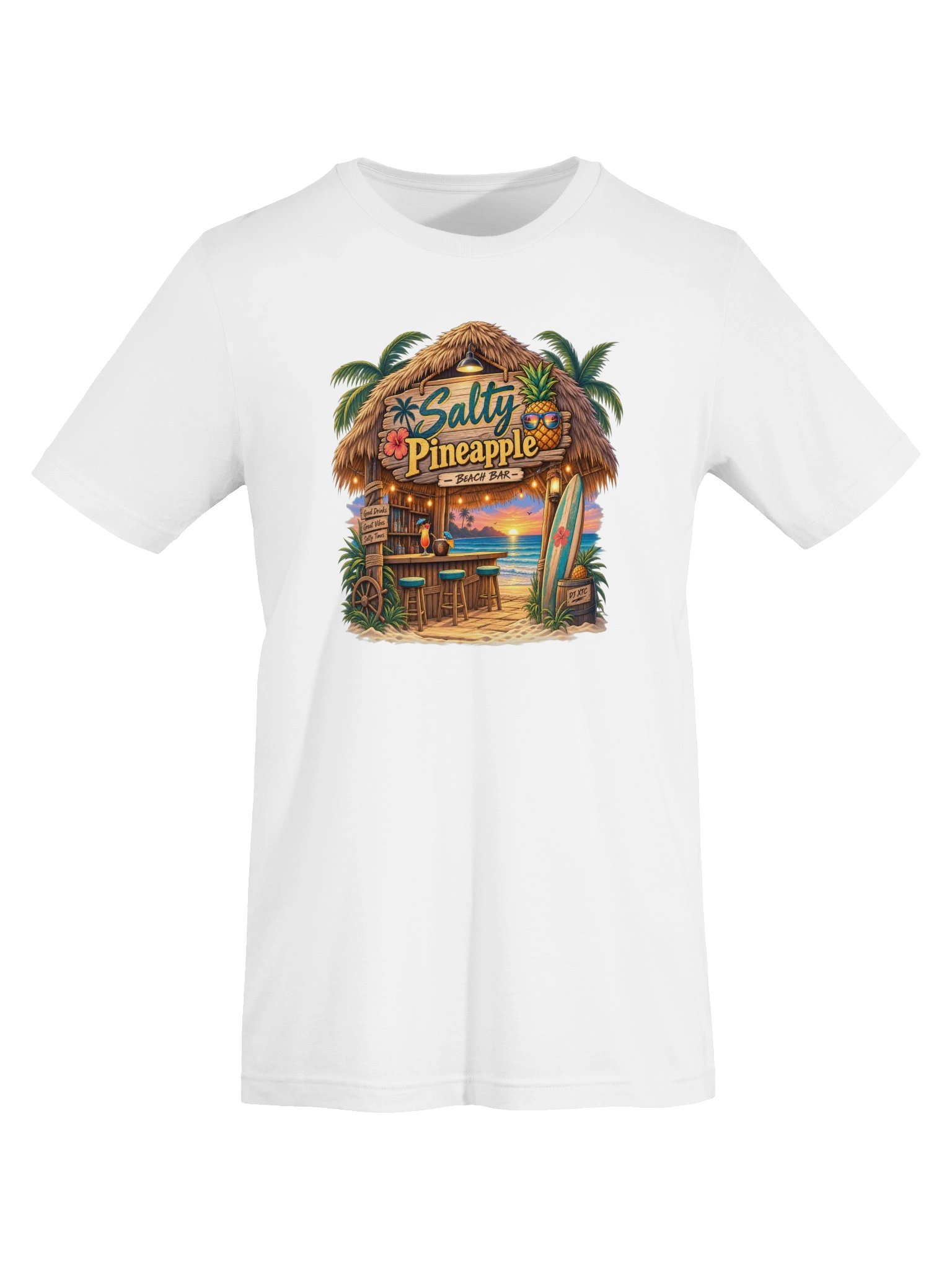 Salty Pineapple Beach Bar T-Shirt product image (5)