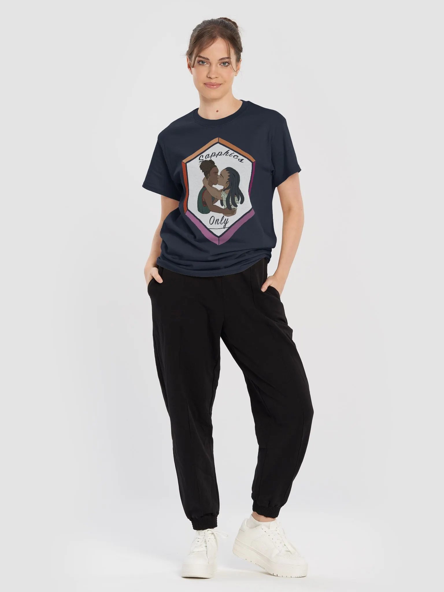 06 Sapphics Only Cotton Tee product image (40)