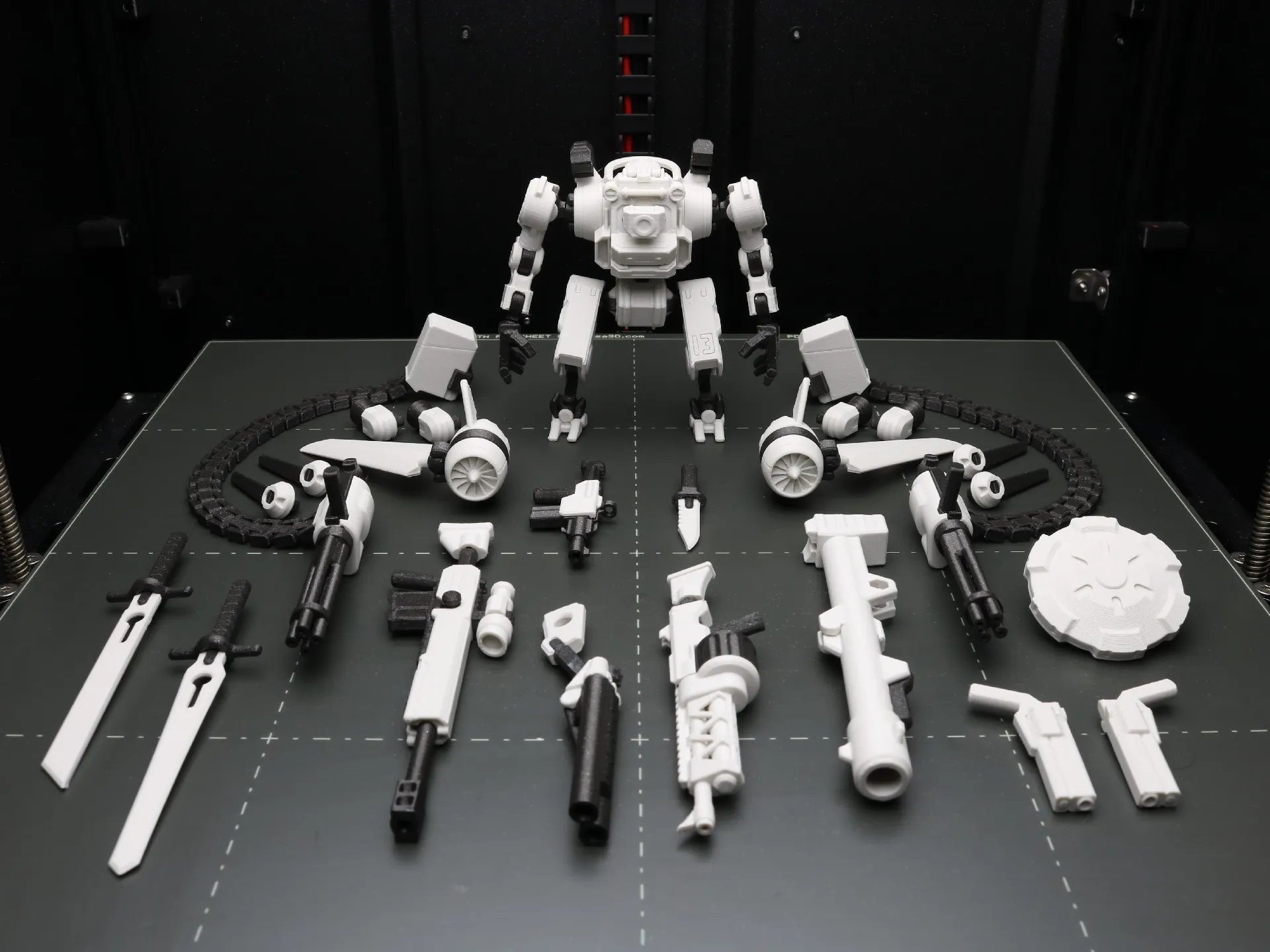 M13 THOR - Printable Mecha Model Kit - Deluxe Edition product image (3)