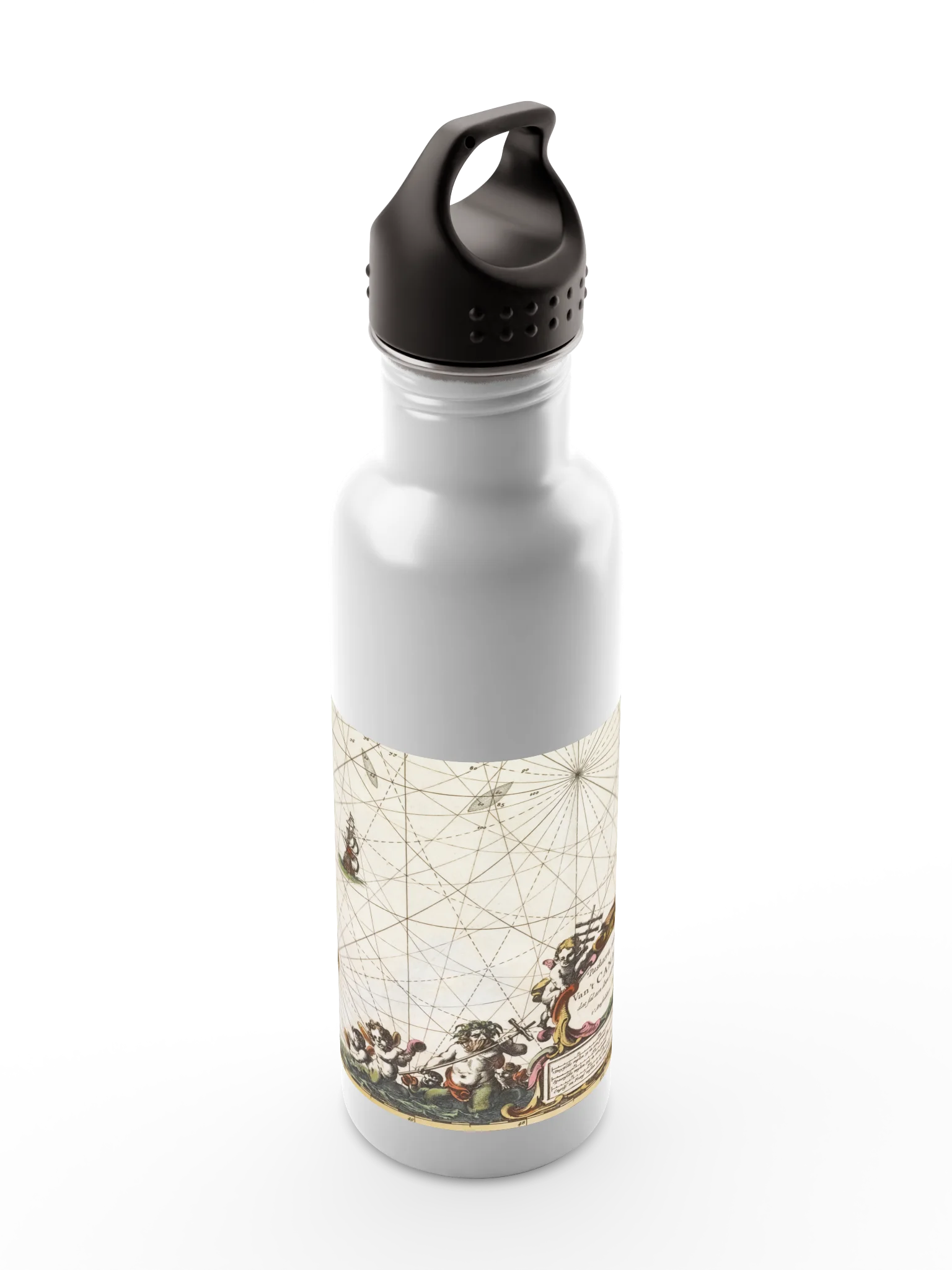 Antique Nautical Map H2Go Bolt Water Bottle product image (6)