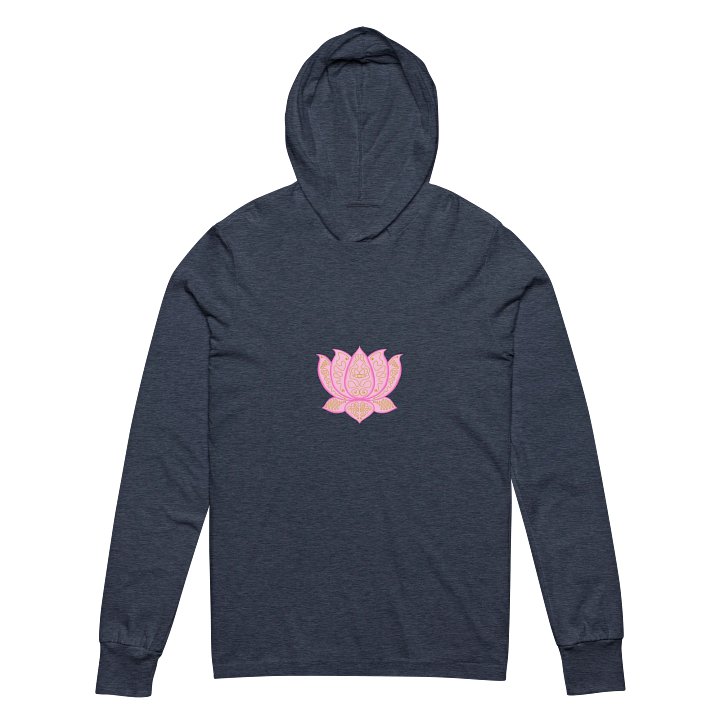 Golden Lotus Unisex Hooded Tee product image (2)
