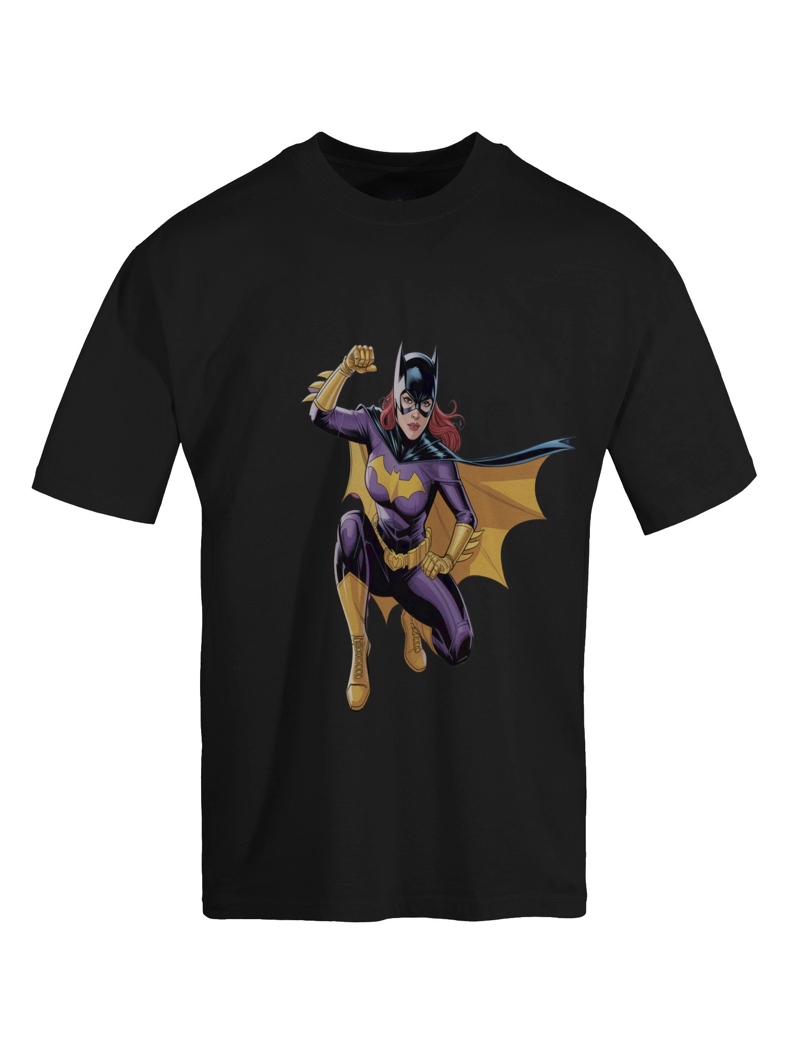 Batgirl Shadow Stance Oversized Faded T-Shirt product image (1)