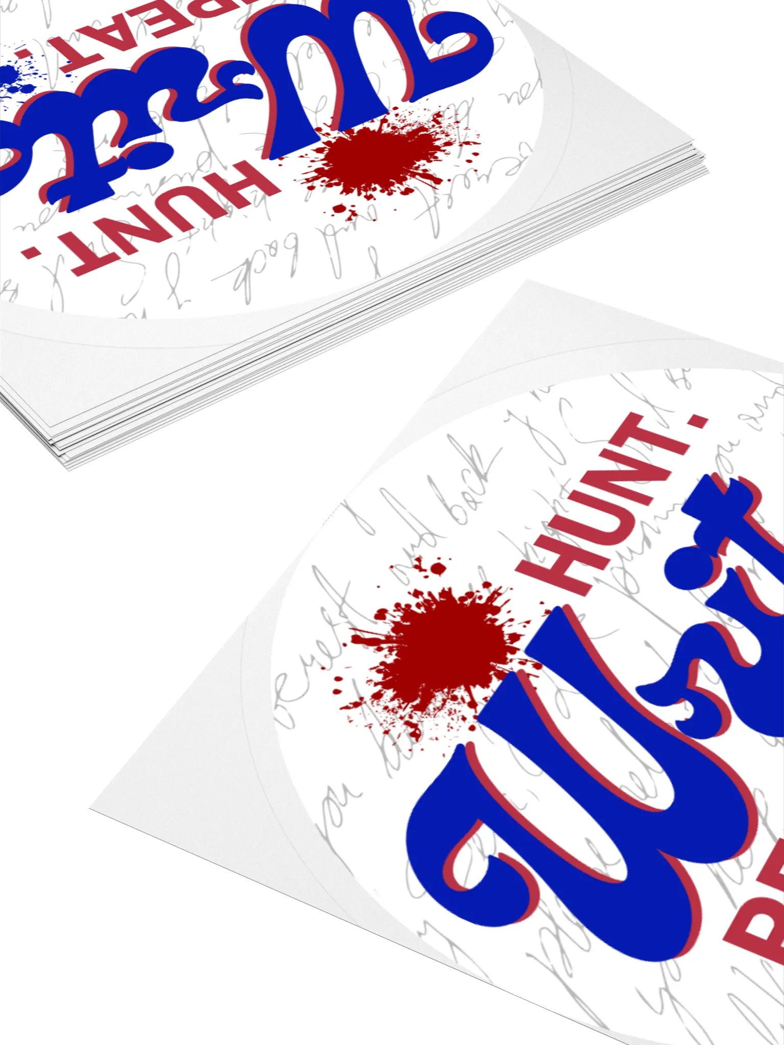 Hunt. Write. Repeat. Sticker product image (12)