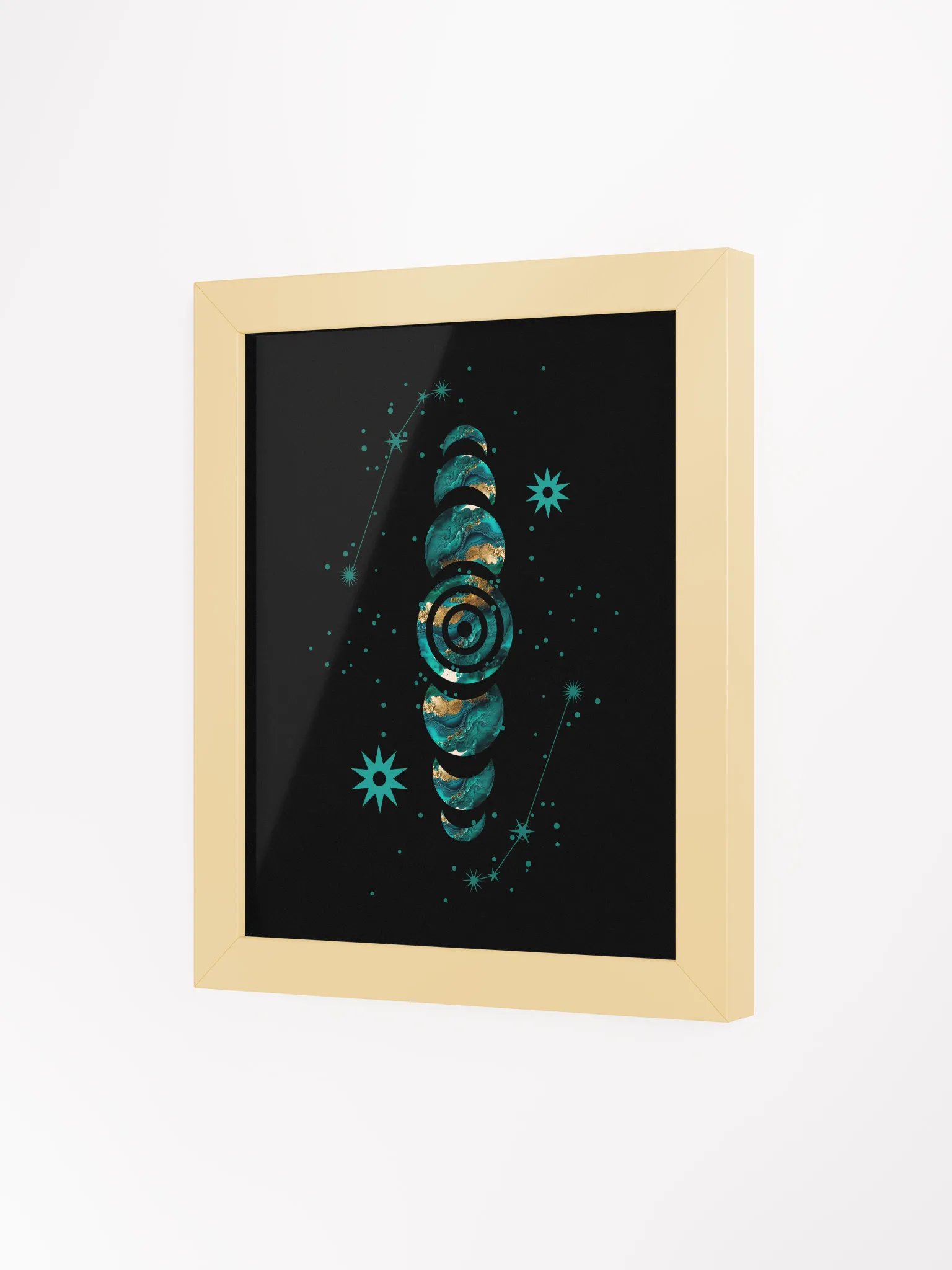 Emerald Lunar Phase Nox Poster product image (5)
